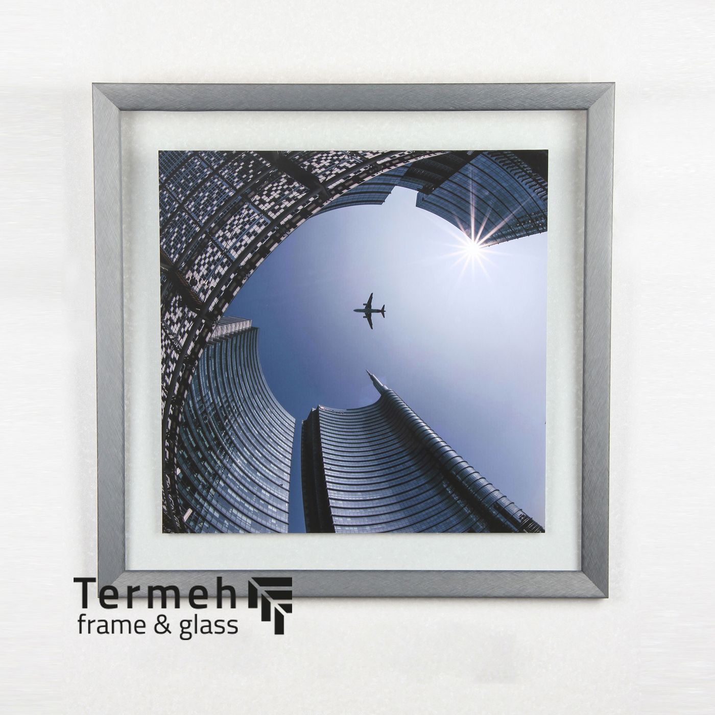 Double glass frame